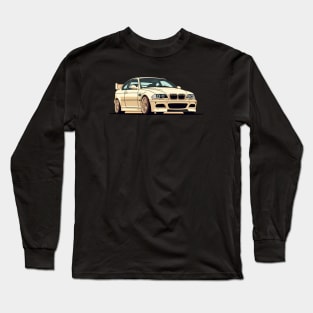Beige BMW E46 M3 Long Sleeve T-Shirt